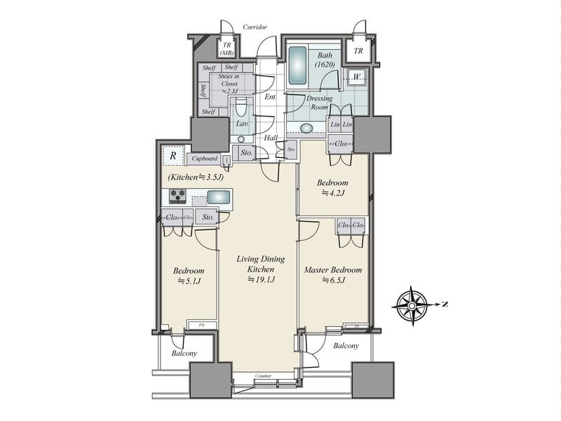 三田ガーデンヒルズ イーストヒル 1211