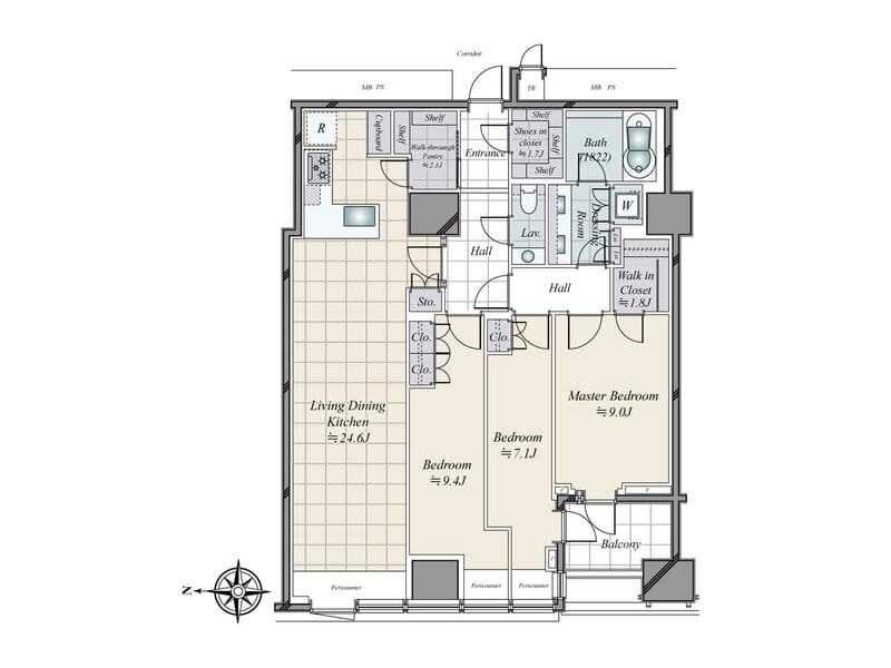 三田ガーデンヒルズ イーストヒル 1402