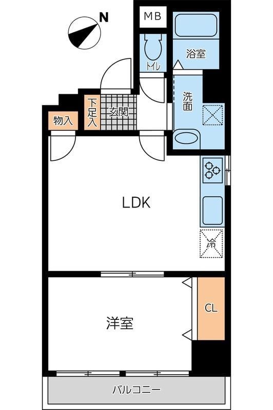 阪上ロイヤルハイツ第二 0302 間取り図