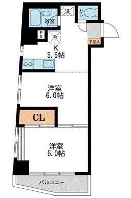 阪上ロイヤルハイツ第二 0503 間取り図