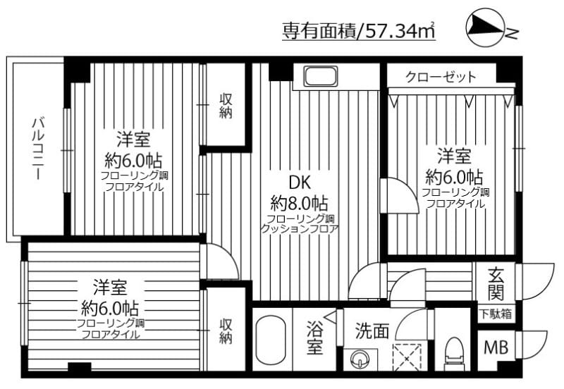 エレガンス浜中 402