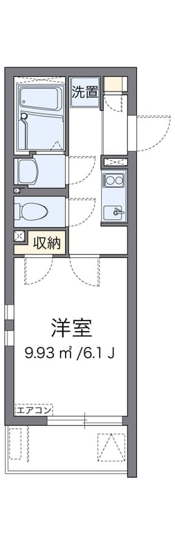 クレイノル ソレイユ新高円寺 102 間取り図