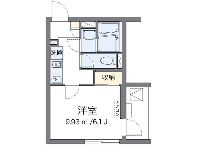 クレイノル ソレイユ新高円寺 301 間取り図