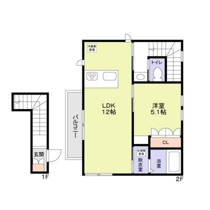 Forest Maison MIZUKI 205 間取り図