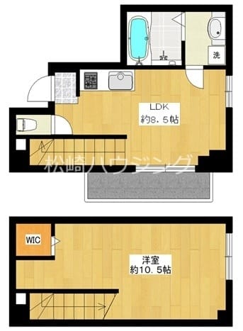 レジデンスミヤビ 206 間取り図