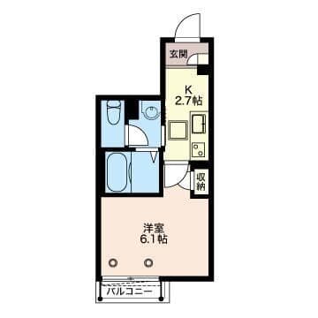 グレイスコート初台 102 間取り図