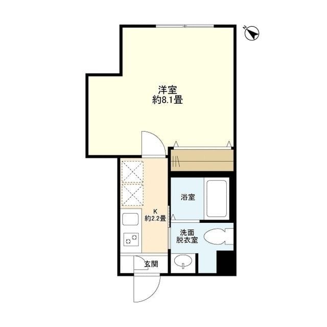 ウェルスクエア都立大学 102 間取り図