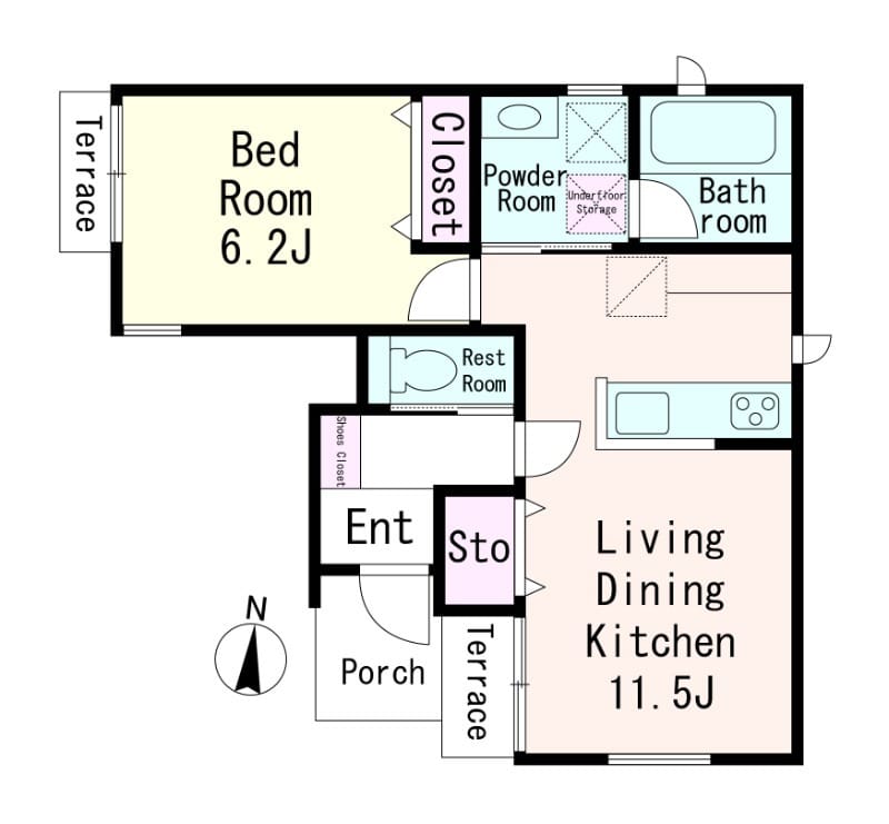 パインB棟の写真