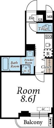 アイディ御殿山ヒルズトップ 106