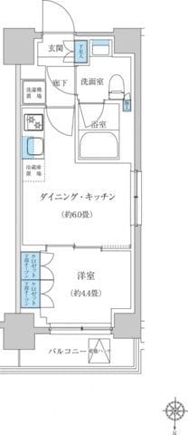 レジディア蒲田プレイス 1402
