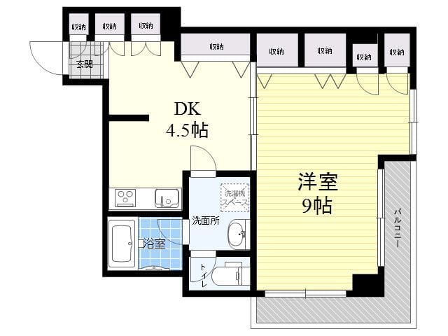 ノワール荻窪 103 間取り図