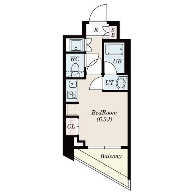 S-FORT中板橋 202 間取り図
