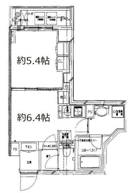 S-FORT中板橋 514 間取り図