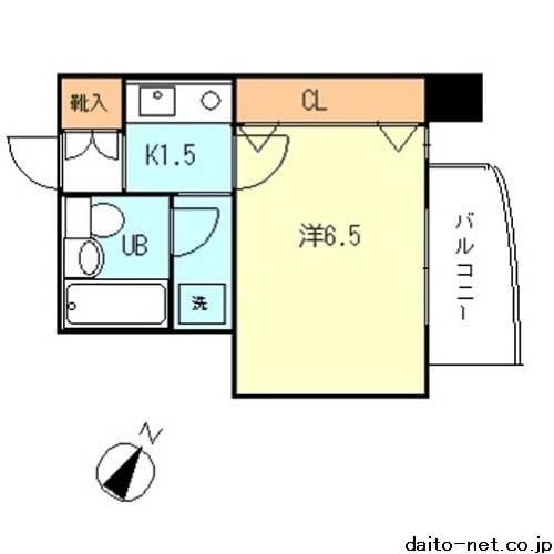 エクセル御代の台 1002 間取り図