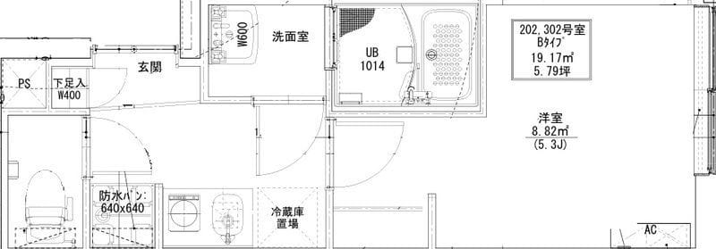 Flower Garden⽇暮⾥ 402 間取り図