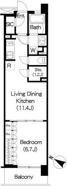 Brillia ist 三軒茶屋 アイビーテラス 402