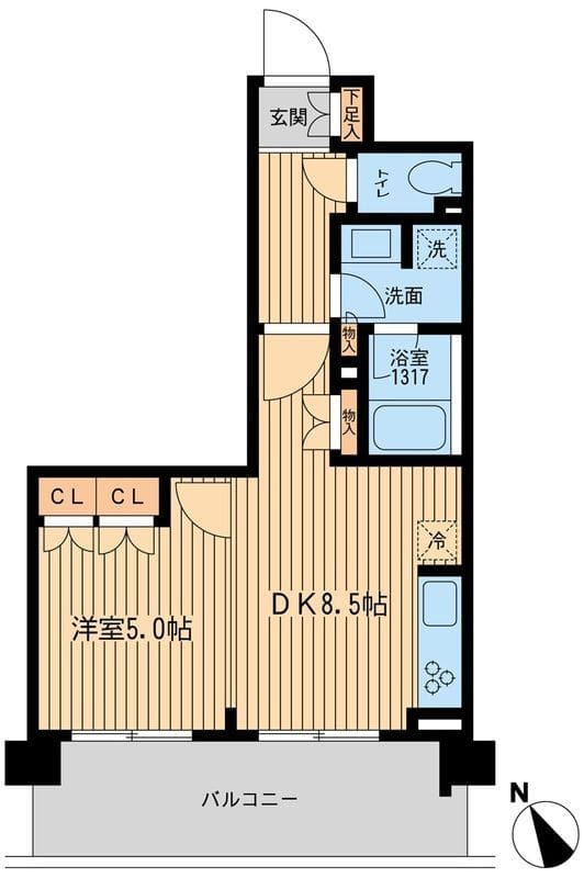 BLESS上池袋 0404 間取り図