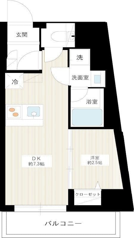 Cion SANGEN−JYAYA 501 間取り図