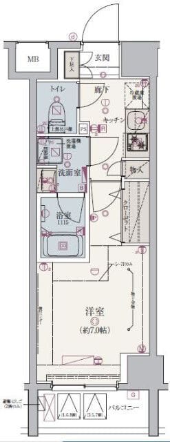 リヴシティ世田谷上馬 803