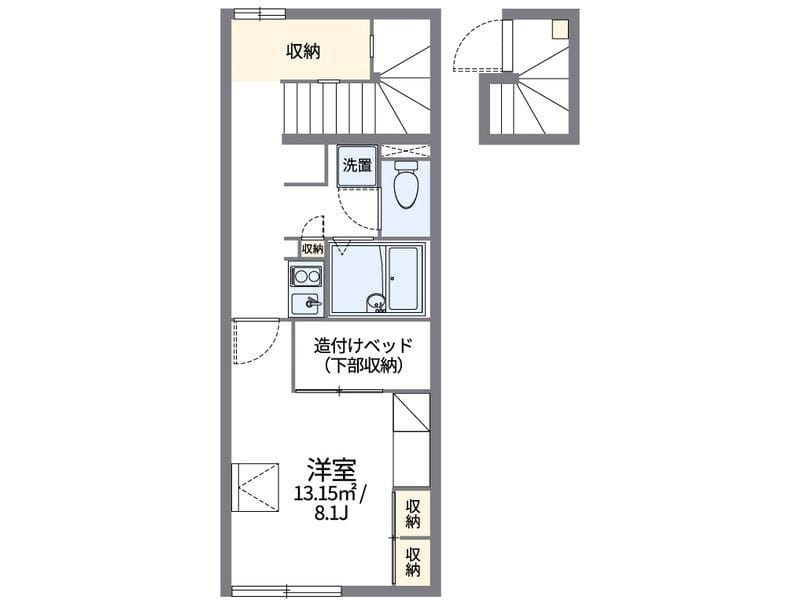 レオパレスソレーユⅡ 207 間取り図
