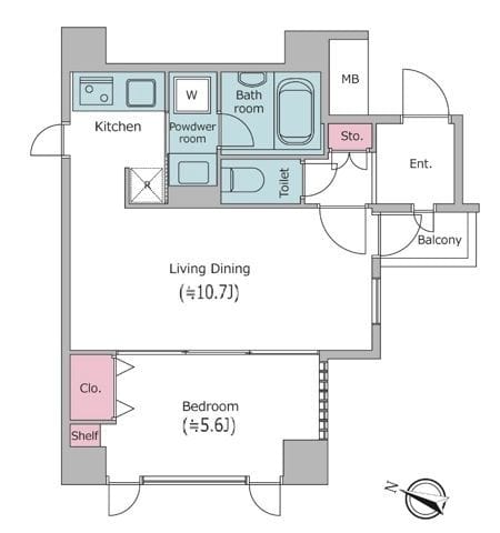 レジディア文京千石 1002