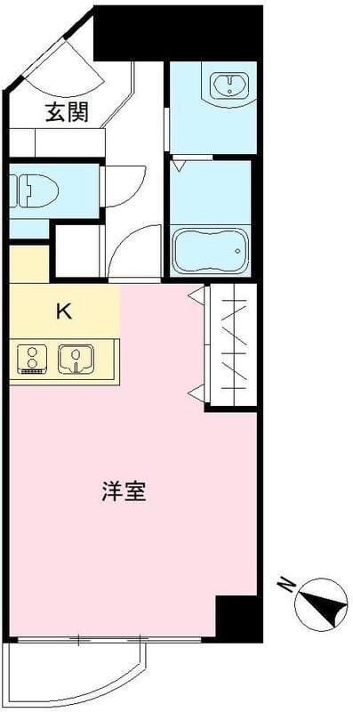 パークナードフィット田園調布 1406 間取り図