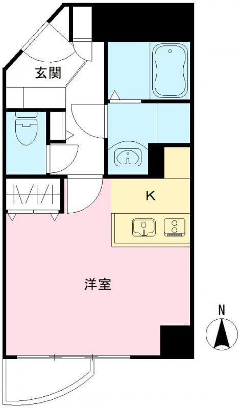 パークナードフィット田園調布 2304 間取り図