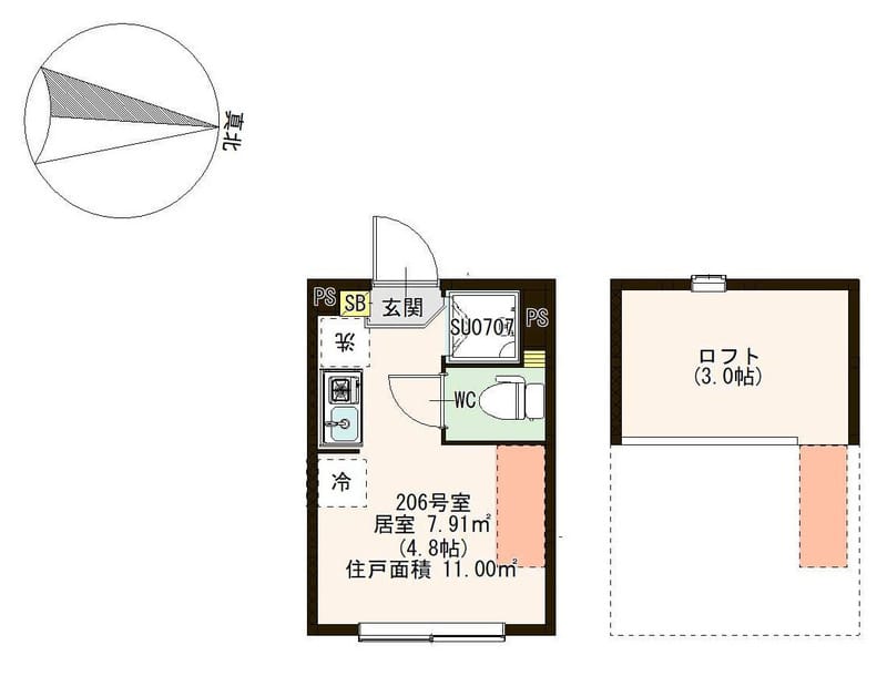 レインパレス西大島 0206