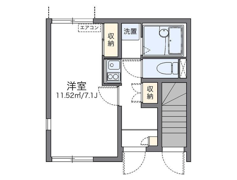 レオネクストグラティテュードⅠ 101 間取り図