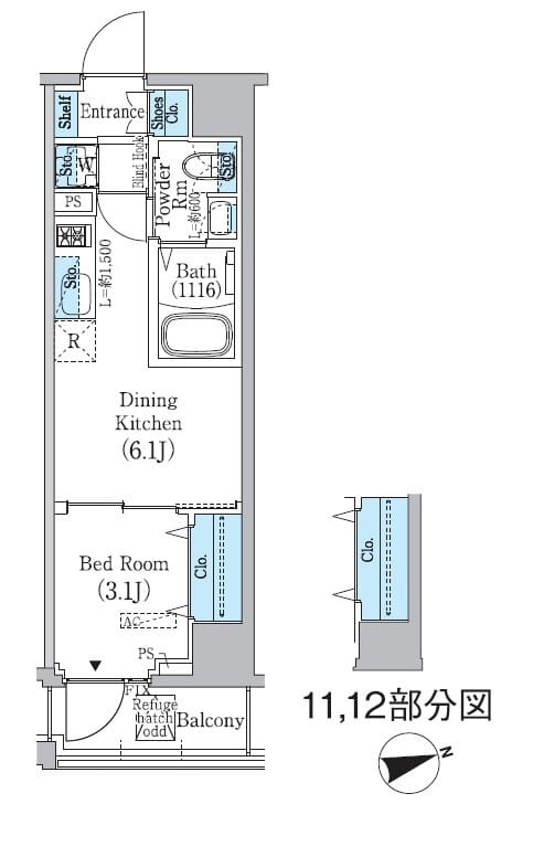 プライムブリス東中野駅前 1103