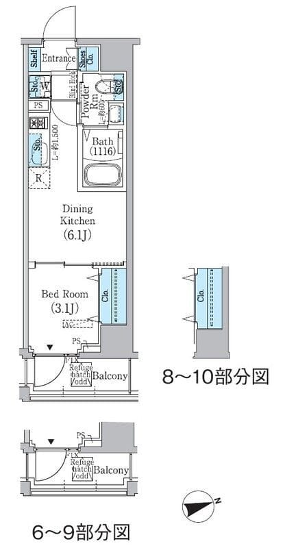 プライムブリス東中野駅前 803