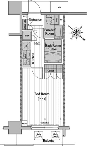 レジディア月島Ⅱ 0707
