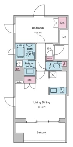 レジディア月島Ⅱ 0907