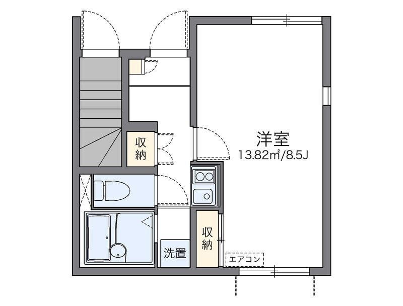 レオネクストココグランデ十条 105 間取り図