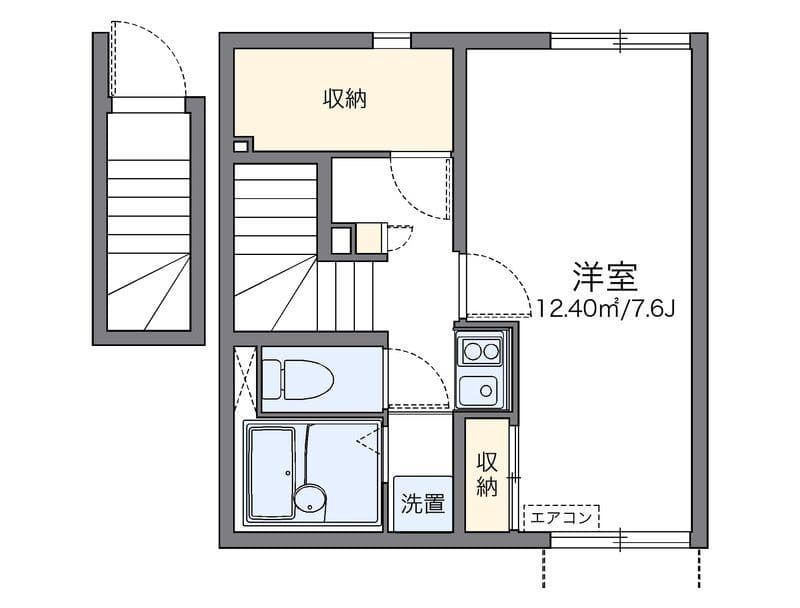 レオネクストココグランデ十条 203 間取り図