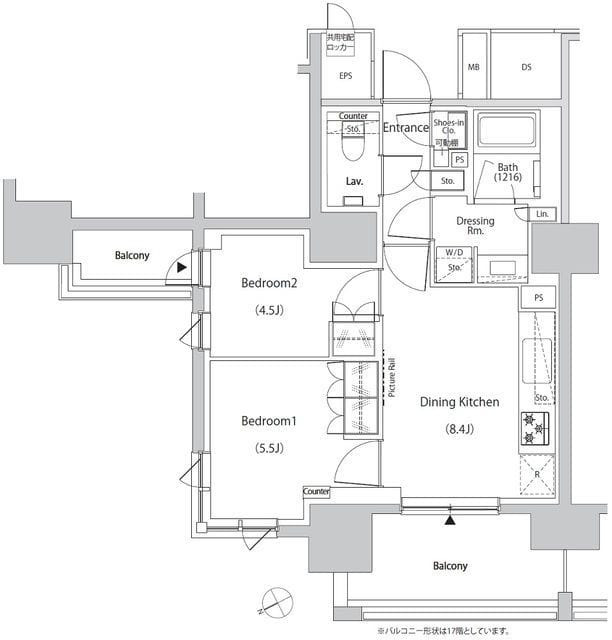 ザ・パークハビオ目白タワー 1801