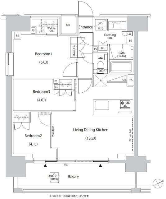 ザ・パークハビオ目白タワー 1804