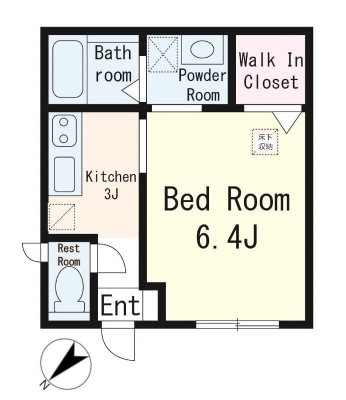 コンフォート 101 間取り図
