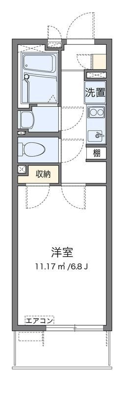 クレイノヒカリ レジデンス 103 間取り図