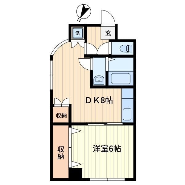 カルムサイトー 101 間取り図