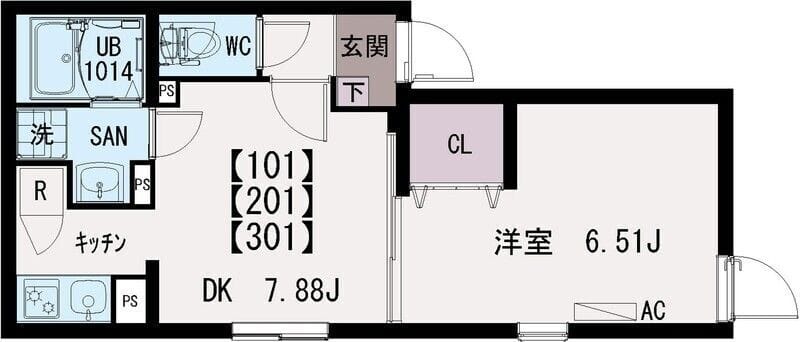 イクシオ竹ノ塚 101