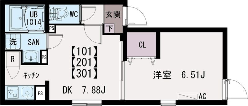 イクシオ竹ノ塚 201
