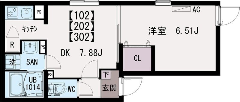 イクシオ竹ノ塚 302