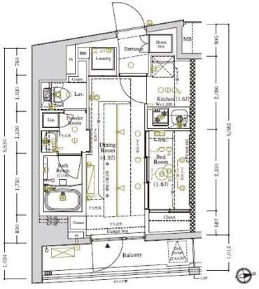 ARKMARK八幡山 604 間取り図