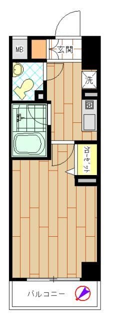 アリーチェ高田馬場 103 間取り図