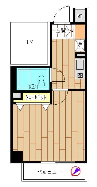 アリーチェ高田馬場 205 間取り図