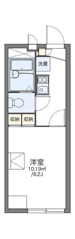 レオパレスジュネス 108 間取り図