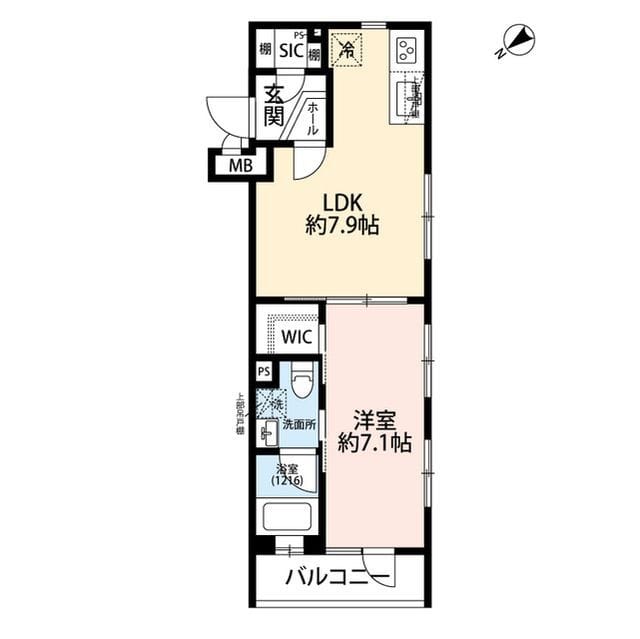 プレール・ドゥーク西荻窪 301 間取り図