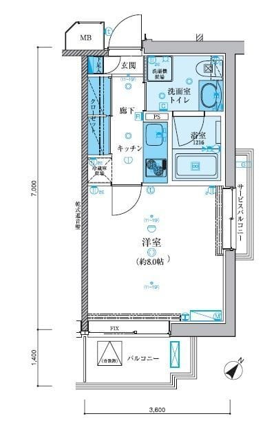 リヴシティ駒沢大学 1002
