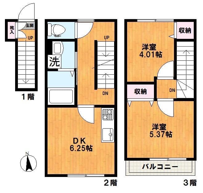 ミハス板橋本町 207 間取り図